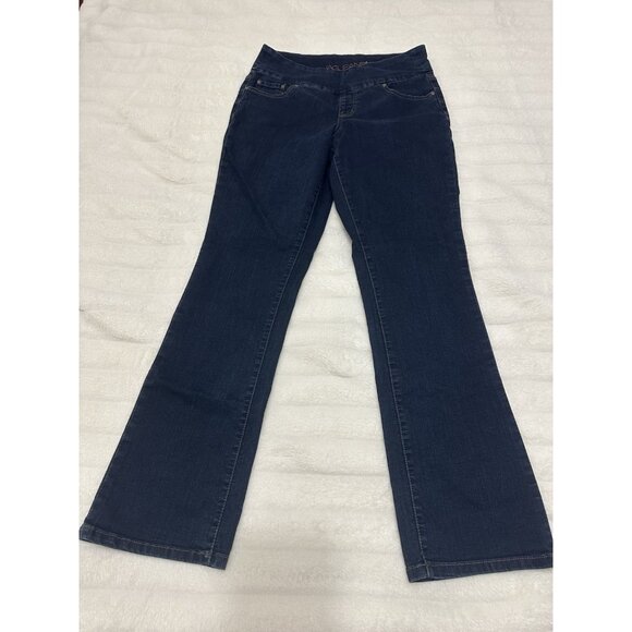 Excellent JAG Jeans Straight Leg Pull On Jeans Size 10 Casual Stretch Slimming - Picture 1 of 6
